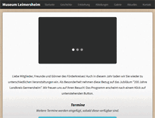 Tablet Screenshot of fischerhaus-leimersheim.de